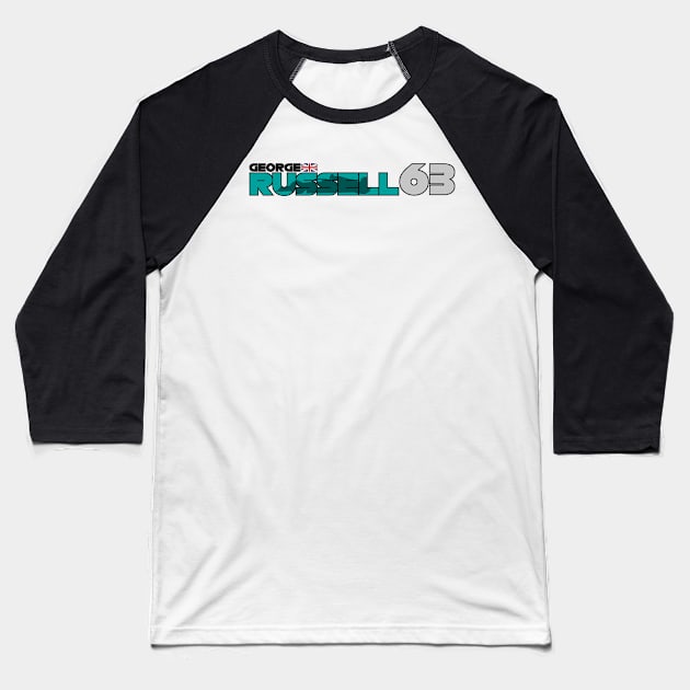 George Russell '23 Baseball T-Shirt by SteamboatJoe